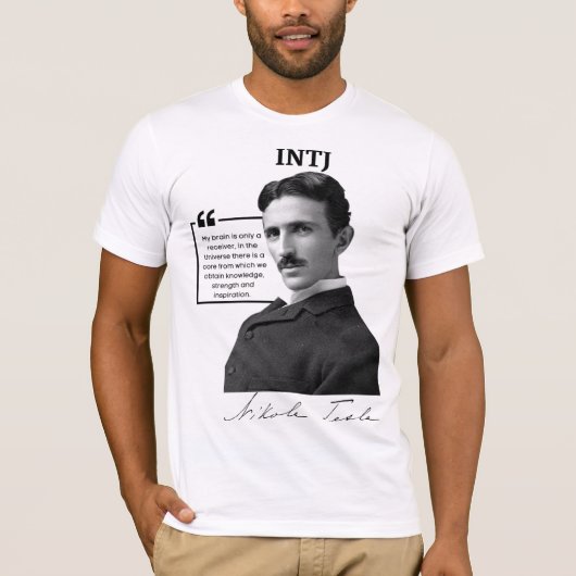 T-Shirt Nikola Tesla (Devant)