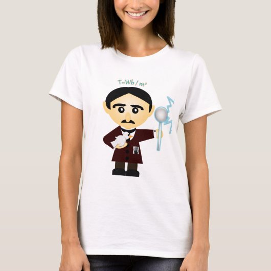 T-shirt Nikola Tesla (Devant)