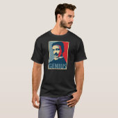 T-shirt Nikola Tesla Obama (Devant entier)