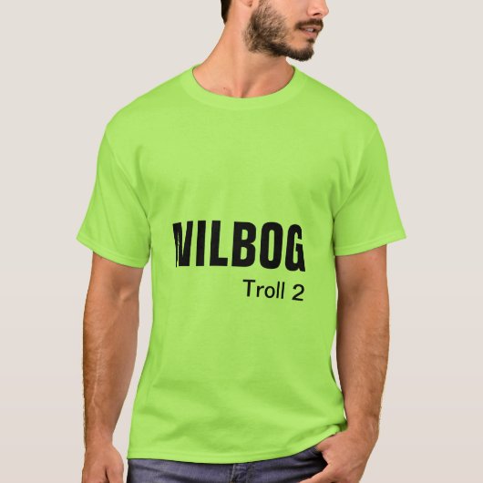 T-shirt NILBOG, Troll 2 (Devant)