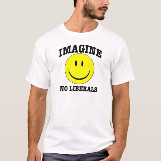 T-shirt N'imaginez aucun libéral (Devant)