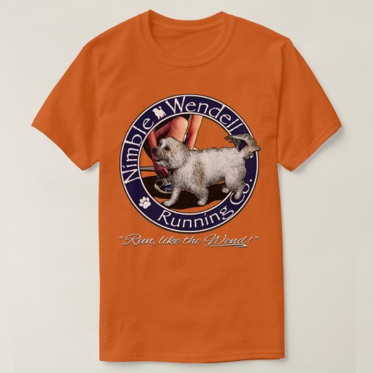 T-shirt Nimble Wendell Running Co Painterlygray (Design devant)