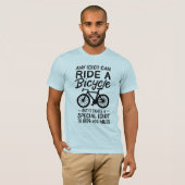 T-shirt N'Importe Quel Idiot Peut Circuler À Bicyclette (Devant entier)