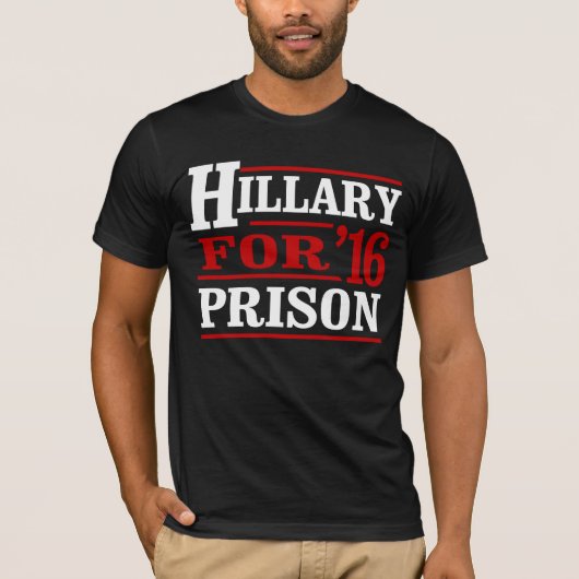 T-shirt N'importe qui mais Hillary - Hillary pour la (Devant)