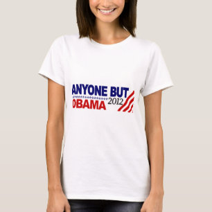 T-shirt N'importe qui mais Obama 2012