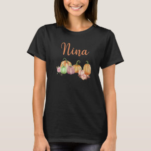 T-shirt Nina de la petite citrouille premier anniversaire