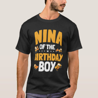 T-shirt Nina De L'Anniversaire Travailleur De Construction