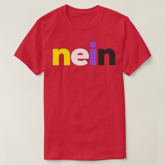 T-shirt Nine Pride non binaire (Design devant)