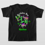 T-shirt Nineth Birthday Boy Laser tag chemise<br><div class="desc">Célébrez l'anniversaire avec ce t-shirt spécial,  design spécial et personnalisé</div>