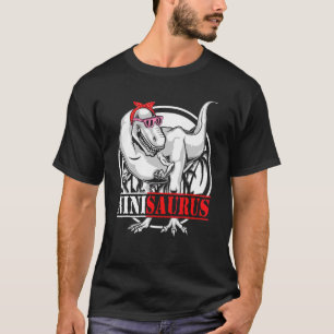 T-shirt Ninisaurus Dinosaur Rex Fête des Mères Famille Mat