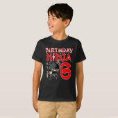T-shirt Ninja, 6 ans, 6 ans, des cadeaux pour les enfants (Devant entier)