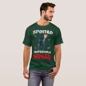 T-shirt Ninja à lanternes tachetées (Devant entier)