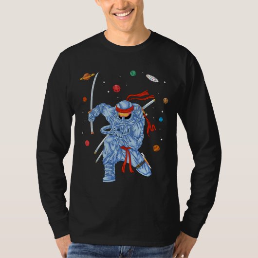 T-shirt Ninja, astronaute (Devant)