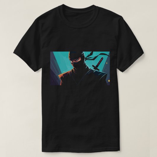T-shirt Ninja avant et arrière (Design devant)