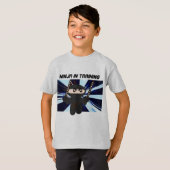 T-SHIRT NINJA BADINE LES T-SHIRTS, NINJA DANS LA CHEMISE (Devant entier)