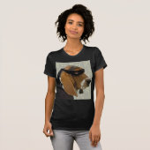 T-shirt Ninja Basset Hound Dog (Devant entier)