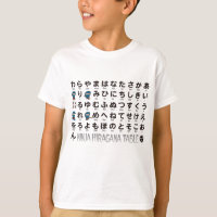 Ninja Boy Table japonaise Hiragana