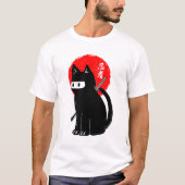 T-shirt Ninja cat (Devant)
