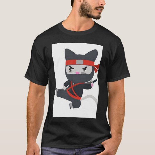 T-shirt Ninja Chat si mignon2398png2398 (Devant)