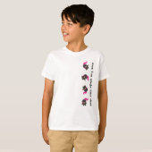 T-shirt Ninja croulant rose (Devant entier)