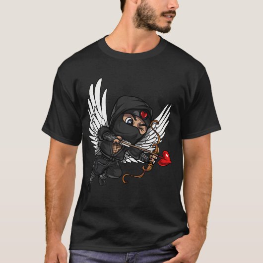 T-shirt Ninja Cupidon Samouraï (Devant)