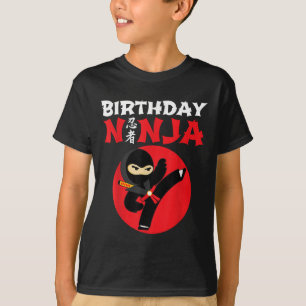 T-shirt Ninja d'anniversaire - Fête d'anniversaire de ninj