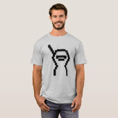 T-shirt ninja de 8 bits (Devant entier)