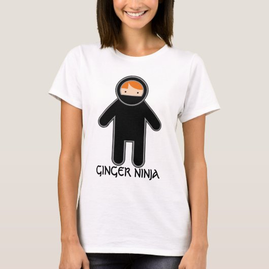 T-SHIRT NINJA DE GINGEMBRE (Devant)