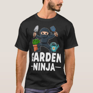 T-shirt Ninja de jardin drôle Jardinier amateur de plantes