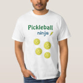 T-shirt Ninja de Pickleball (Devant)