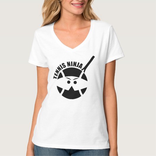 T-shirt Ninja de tennis cool ! (Devant)