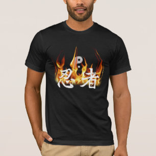 T-shirt Ninja en feu