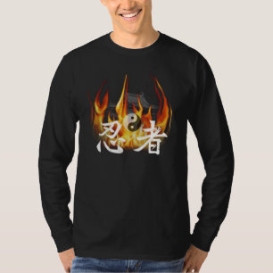 T-shirt Ninja en feu