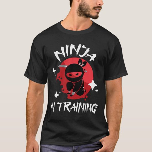 T-shirt Ninja En Formation - Karate Taekwondo Martial Mixt (Devant)