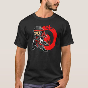 T-shirt Ninja En Formation Pour Les Garçons Japonais Guerr