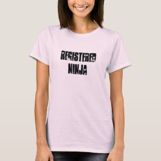 T-shirt Ninja enregistré