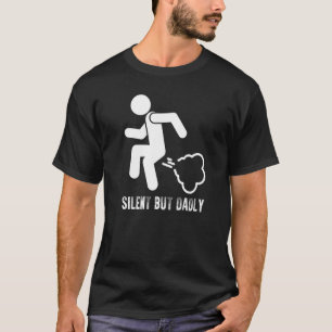 T-shirt Ninja Fart Pun Fête des pères Papa plaisante