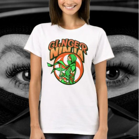 T-shirt Ninja Gingembre Féminin
