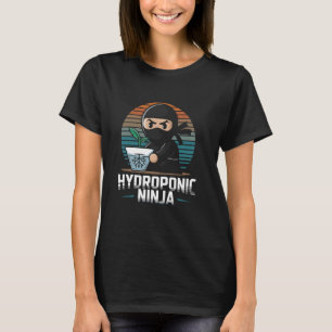 T-shirt Ninja Hydroponique Drôle de Jardinier Cultivateur
