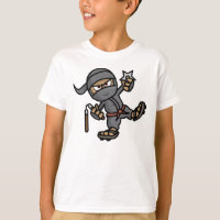 T-shirt Ninja Kids American Apparel