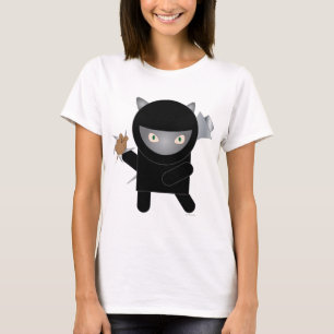 T-shirt ninja kitty cat