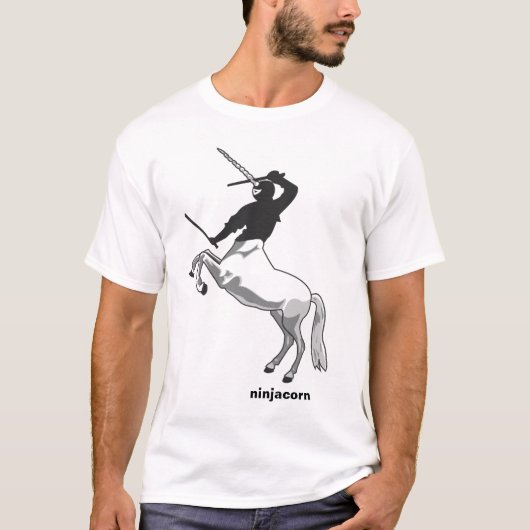 T-shirt Ninja/licorne - Ninjacorn (Devant)