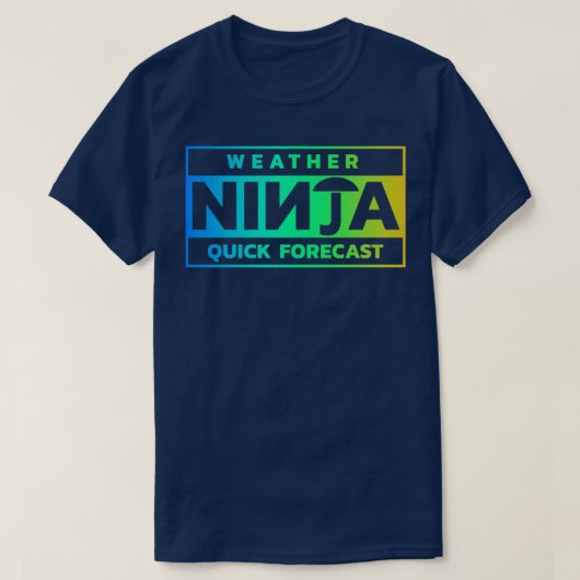 T-shirt Ninja météo (3) (Design devant)