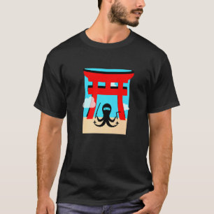 T-shirt Ninja Octopus Par Le Japonais Torii Gate Ninja