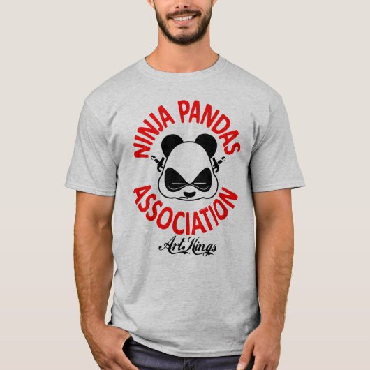 T-shirt Ninja Pandas Assoc. (Devant)