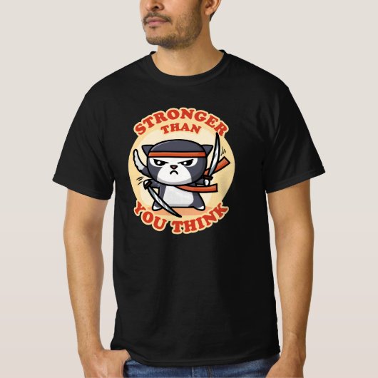 T-shirt Ninja | Plus forte que vous ne pensez (Devant)