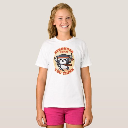 T-shirt Ninja | Plus forte que vous ne pensez (Devant entier)