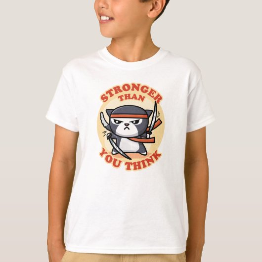 T-shirt Ninja | Plus forte que vous ne pensez (Devant)