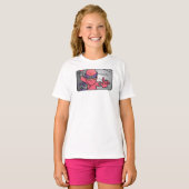 T-shirt Ninja rose personnalisable (Devant entier)