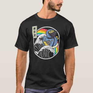 T-shirt Ninja Rubber Duck Surf Kanagawa Wave Japon Vapo